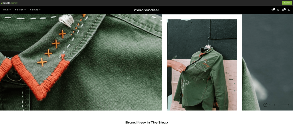 Th&egrave;me WordPress d'e-commerce Merchandiser