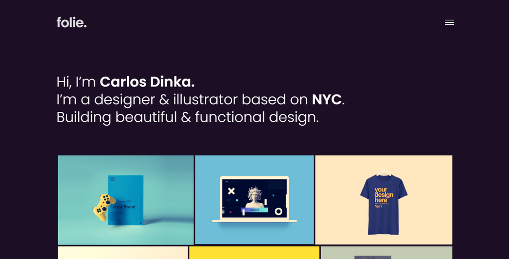 Folie WordPress Portfolio Theme