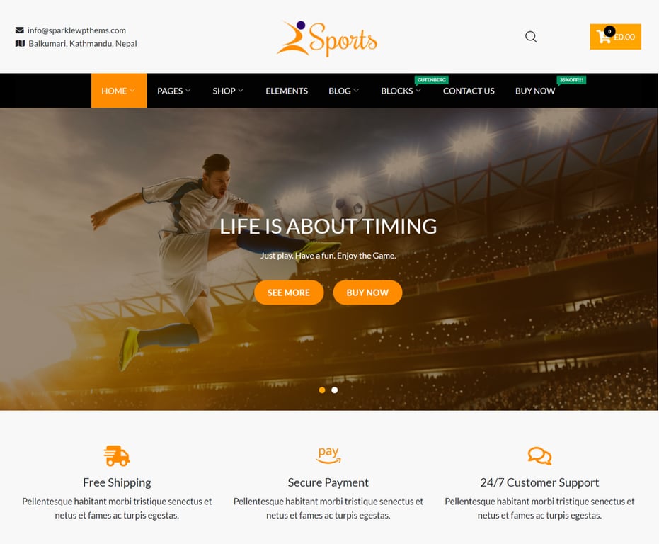 Th&egrave;mes WordPress d'e-commerce SparkleStore