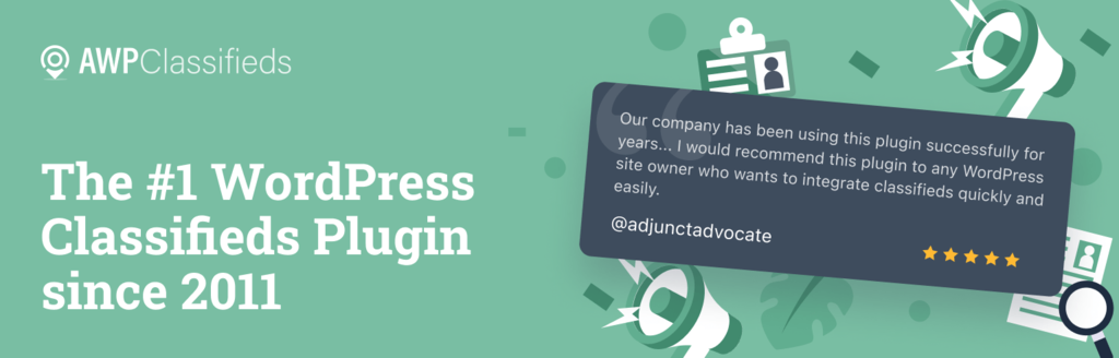 AWP Classifieds web banner