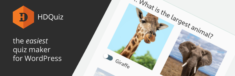 HD Quiz WordPress plugin banner