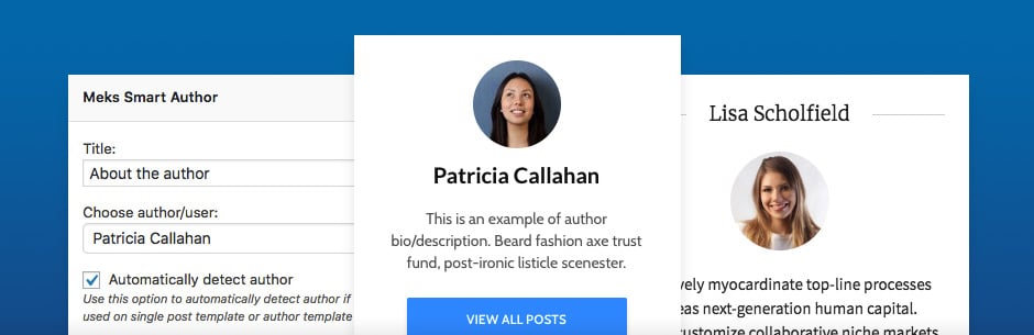 Meks Smart Author WordPress plugin banner