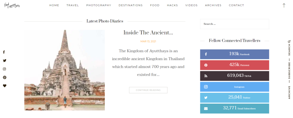 Social proof sidebar example