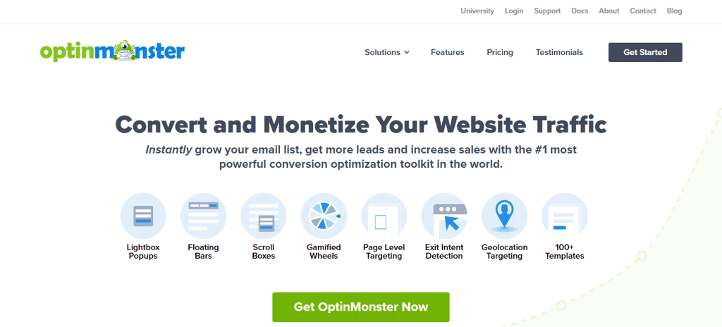 Optin Monster WordPress Popup Plugin banner