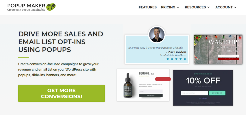 Popup Maker WordPress Popup Plugin banner