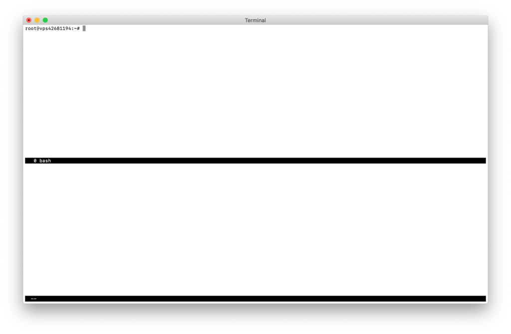 membagi terminal menggunakan Linux Screen