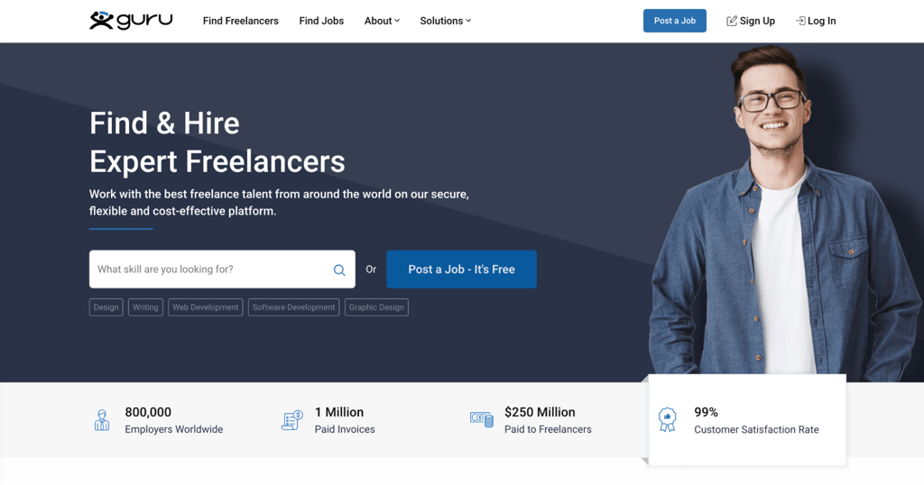 Guru homepage