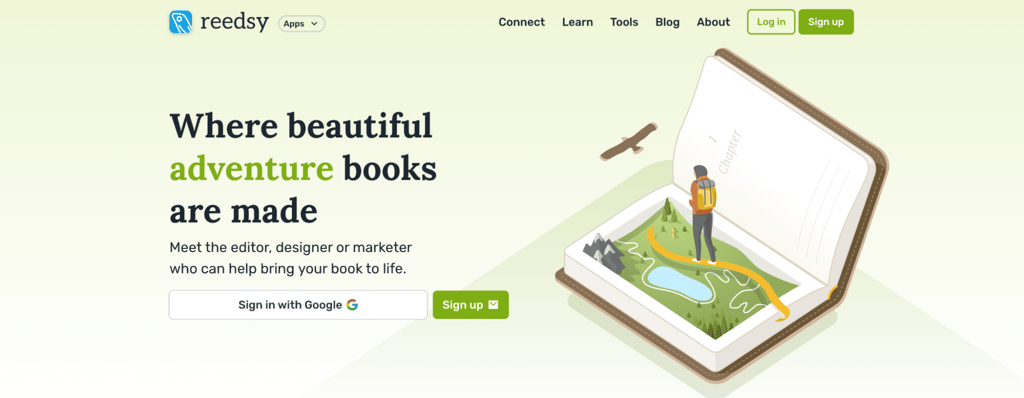 Reedsy homepage