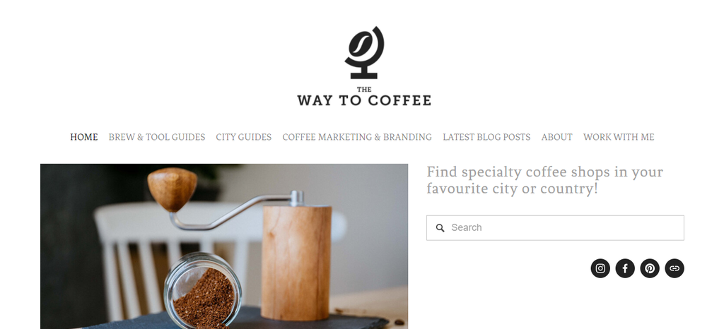 Way To Coffee offers an opportunity to find specialty coffee shops in your area