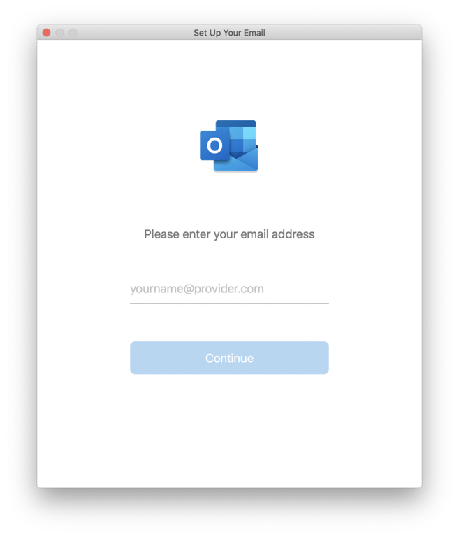 Choisir de configurer le compte manuellement sur l'&eacute;cran de bienvenue d'Outlook 2019.