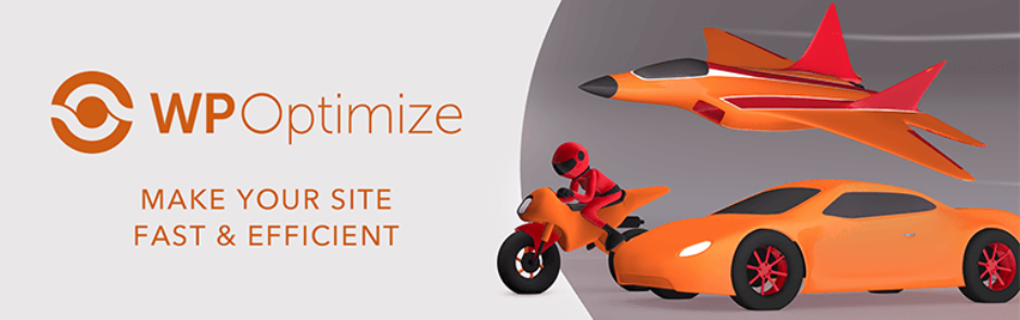 The WP-Optimize plugin banner