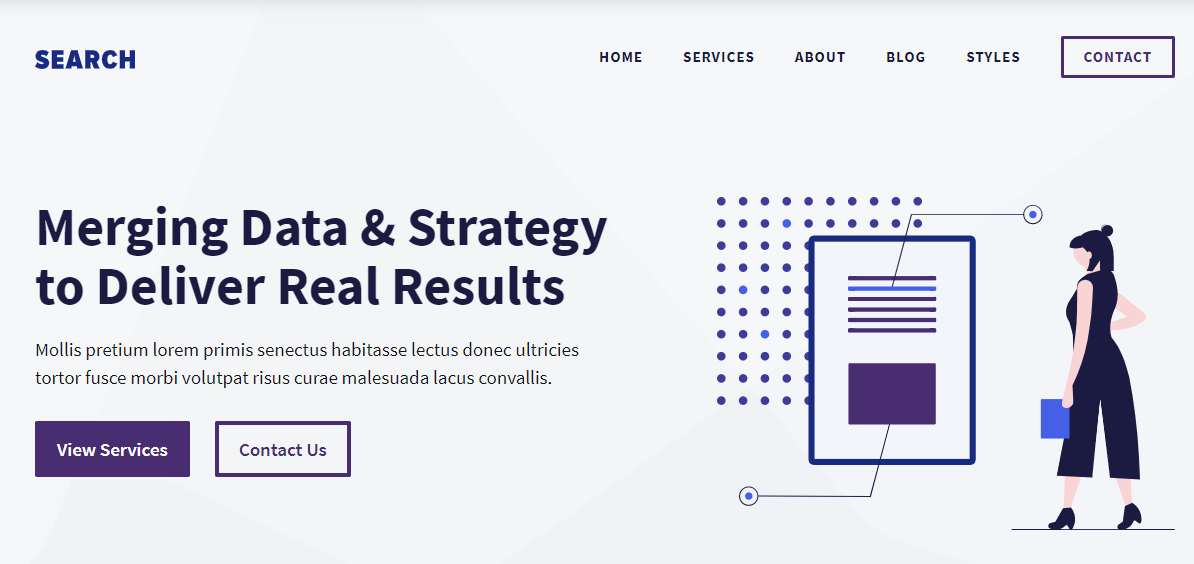 Screenshot of Generate Press WordPress theme
