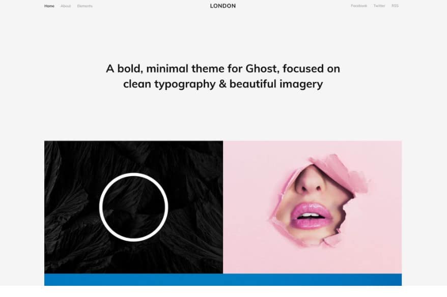 Example of ghost theme London