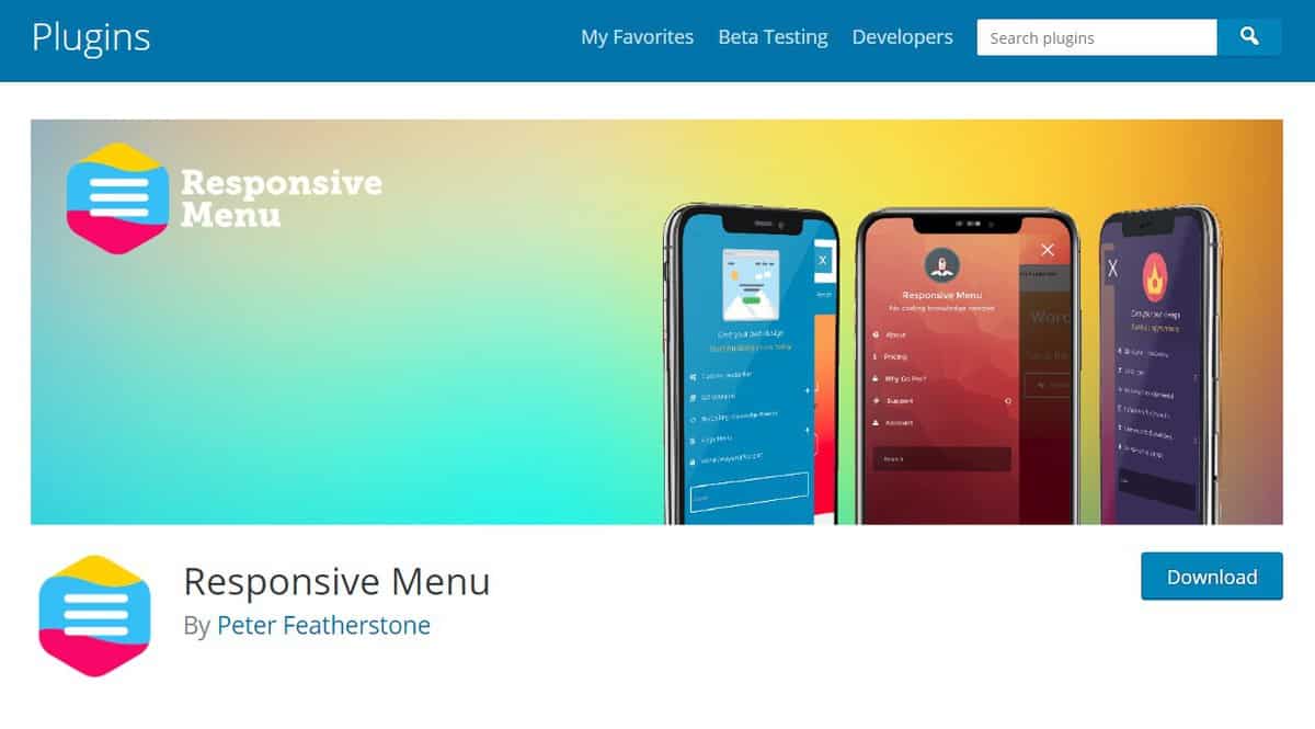 WordPress plugin Responsive Menu