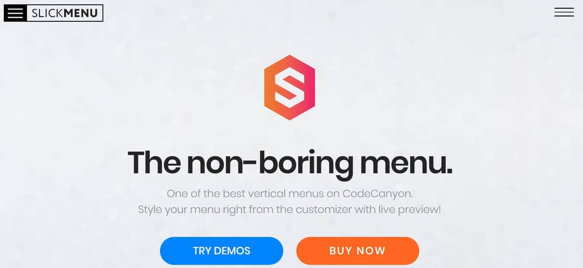 Slick Menu: the non-boring menu