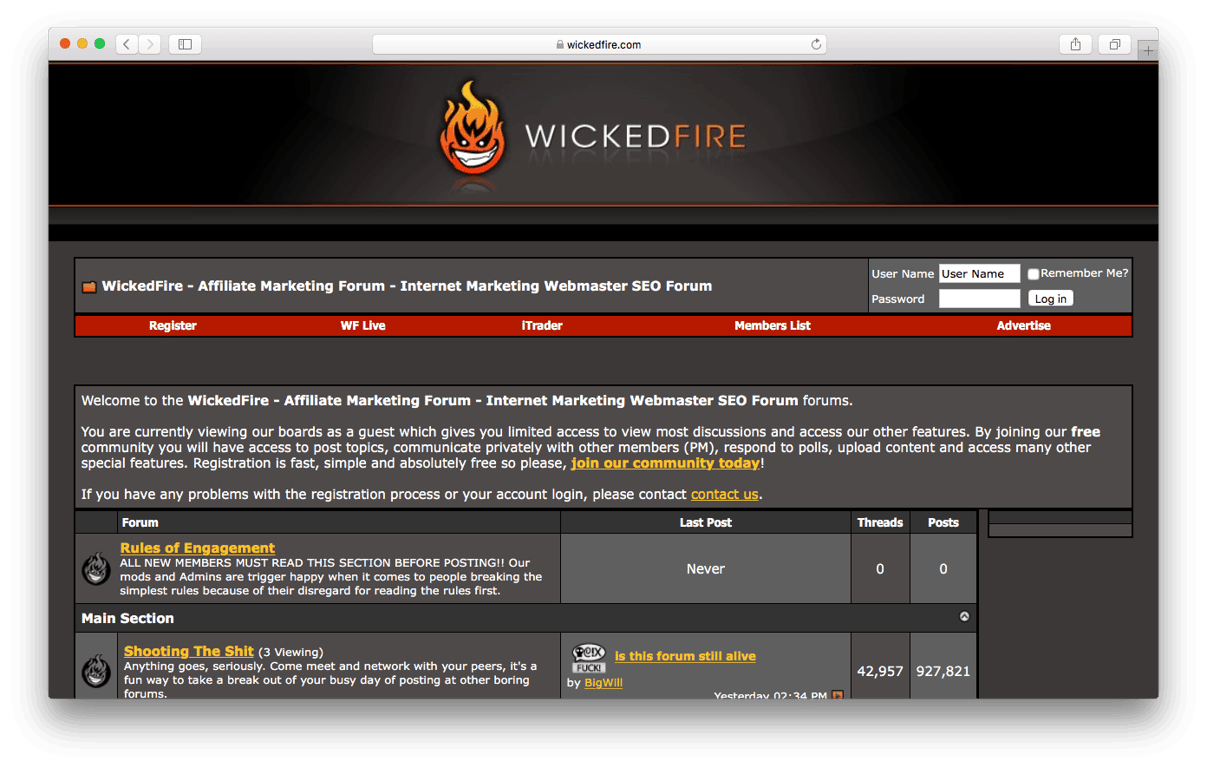 Wicked Fire SEO forum