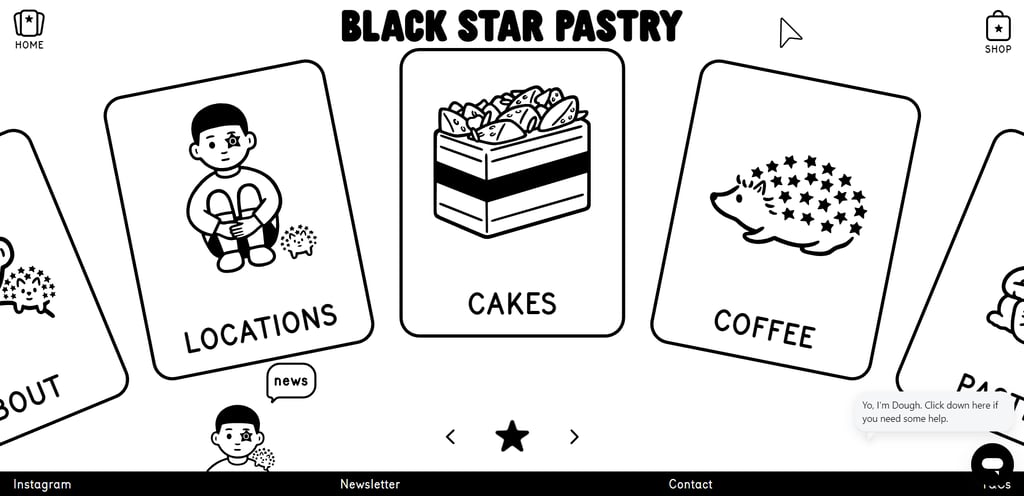 Black Star Pastry's homepage