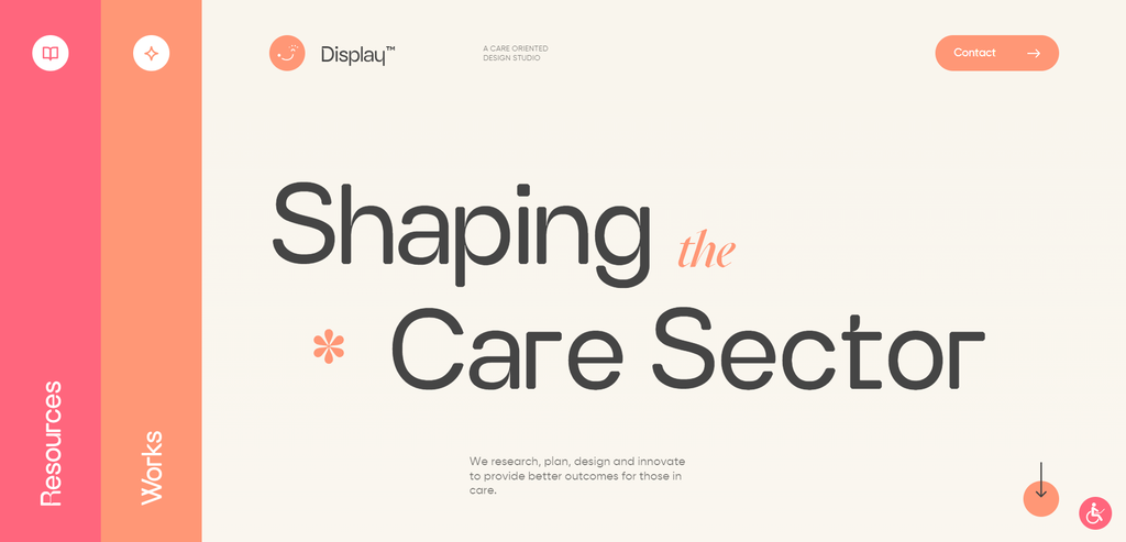 Display's homepage