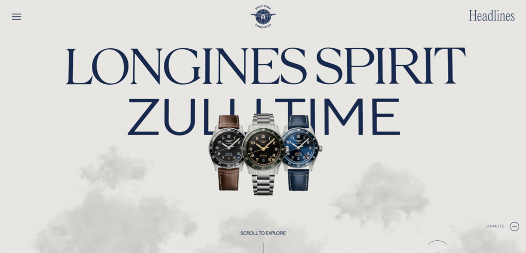Zulu Longines' homepage
