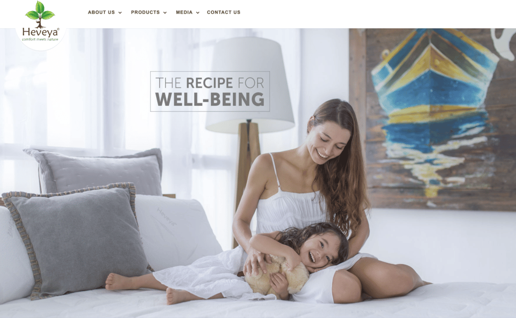 Heveya homepage