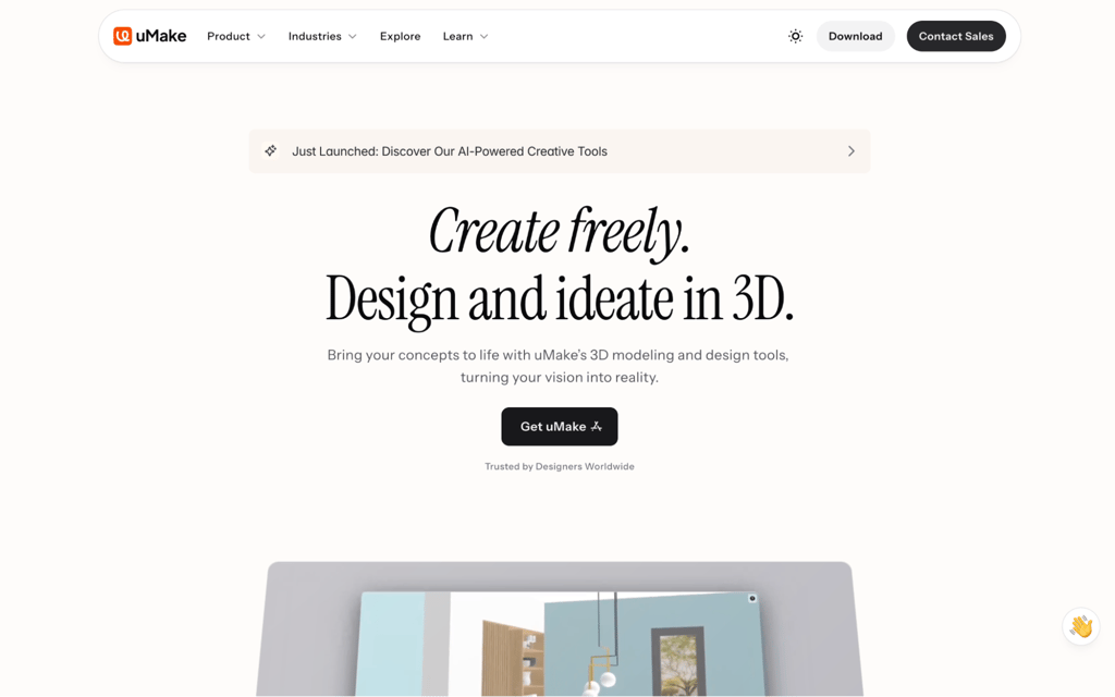 uMake homepage