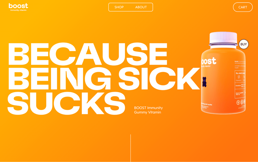 Boost homepage