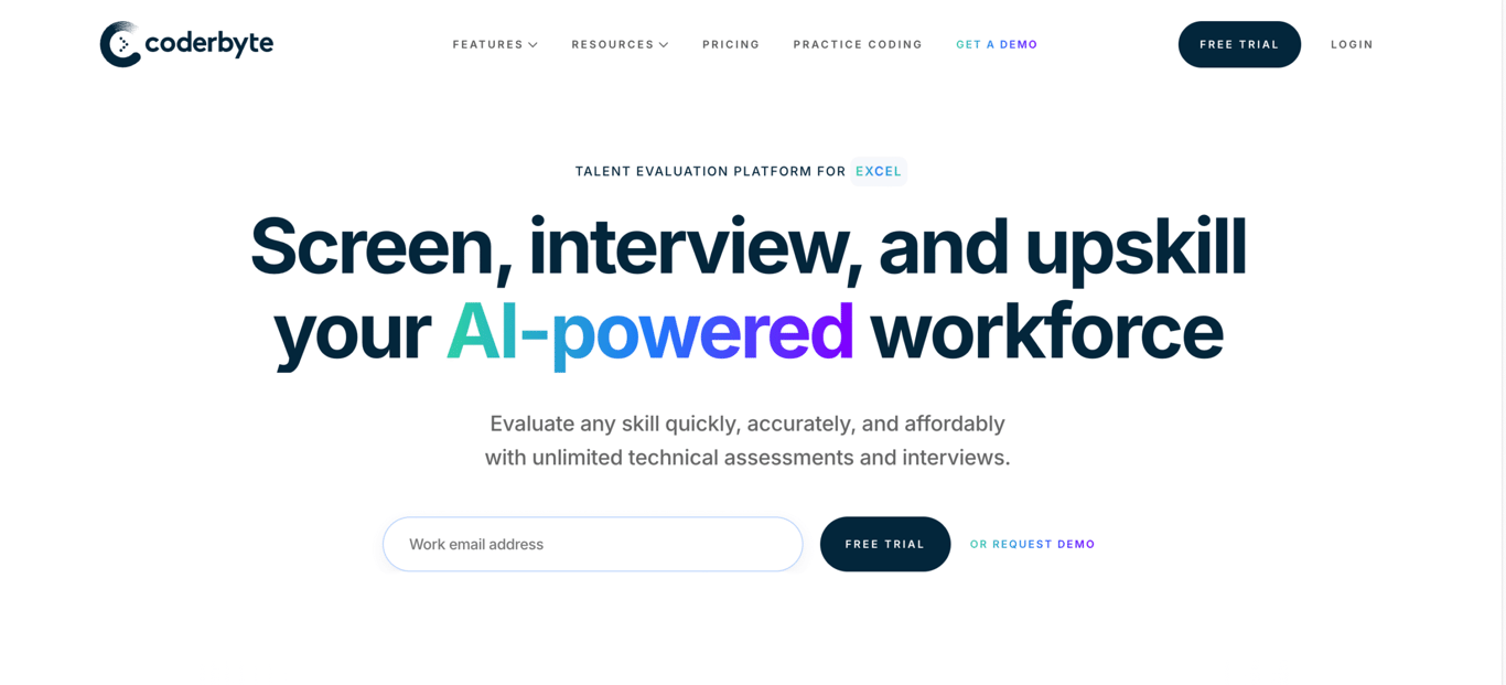 Coderbyte website homepage
