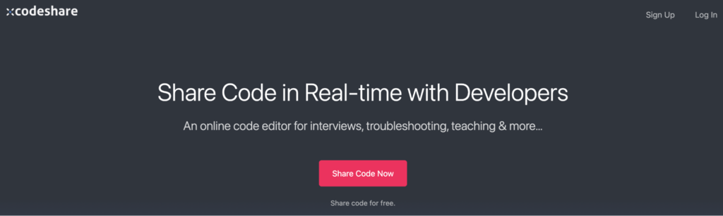 Codeshare.io code editor