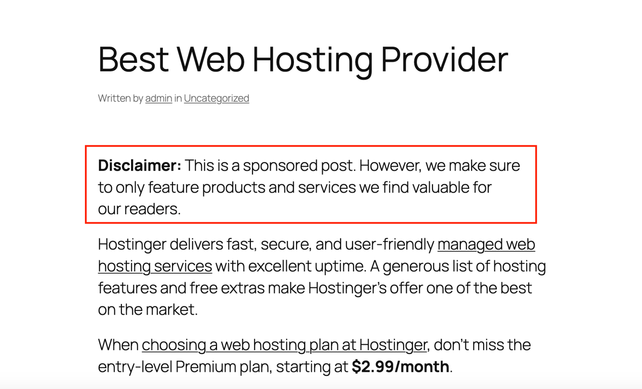 A WordPress custom field display example in a block theme