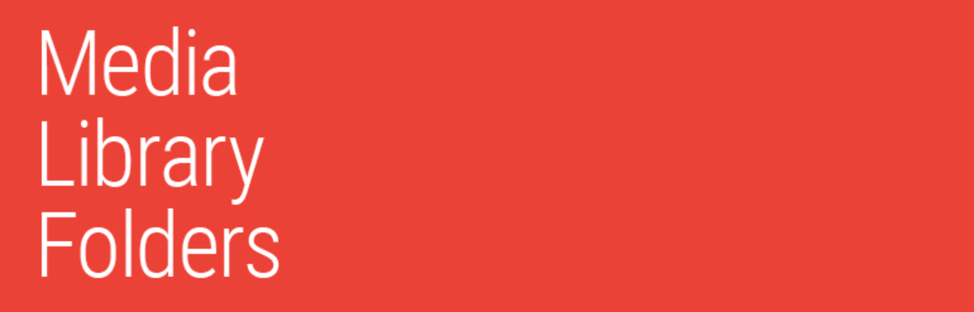 Screenshot of the Media Library Folders Pro plugin page on MaxGalleria's website Media Library Folder plugin logo