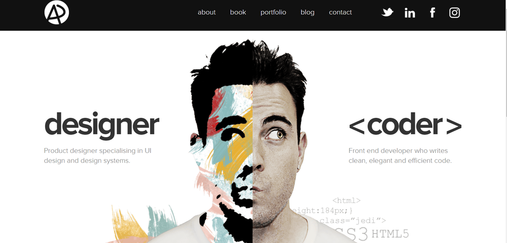 Adham Dannaway's portfolio website