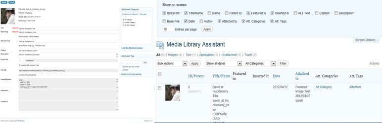 Media Library Assistant plugin banner Media Library Assistant plugin banner