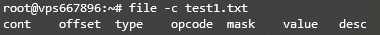Printing the parsed form of a file using the Linux file command on Terminal