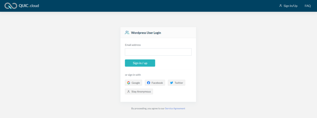 Setting up QUIC.cloud on LSCache for WordPress.