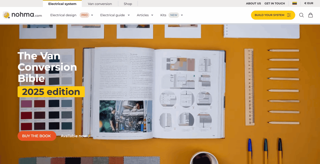 Homepage of Nohma