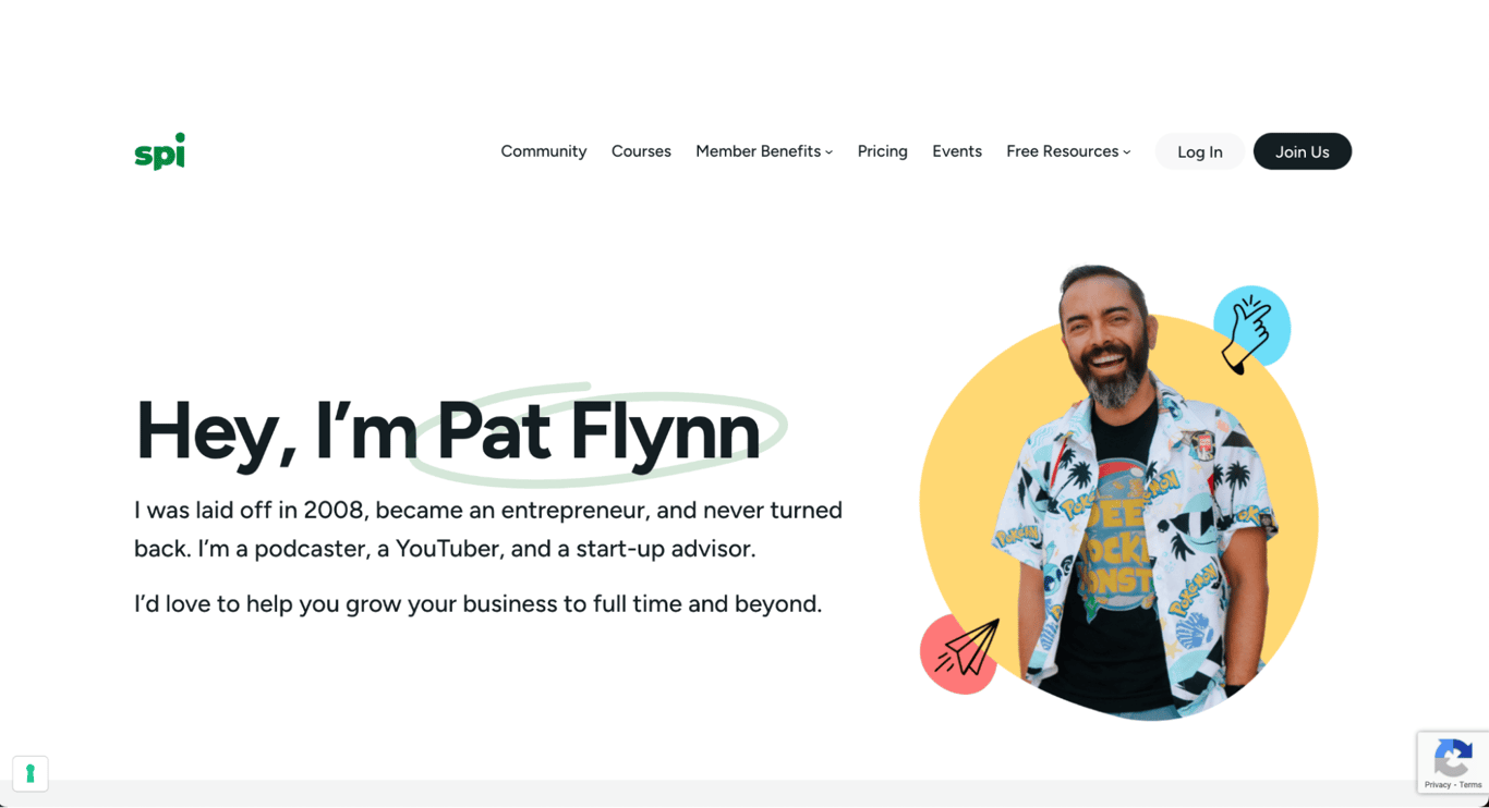 Smart Passive Income landing page