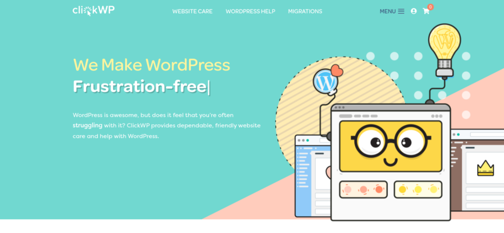 ClickWP WordPress support platform.