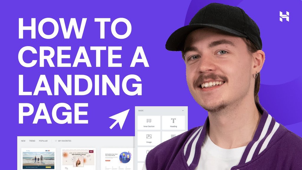 How to create a landing page – video tutorial