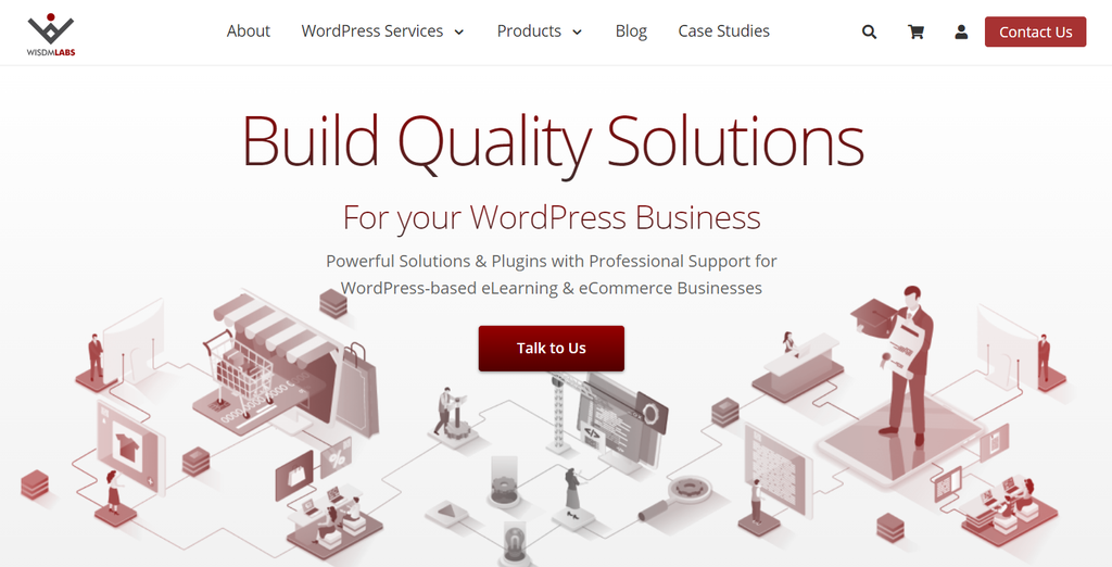 WisdmLabs' homepage