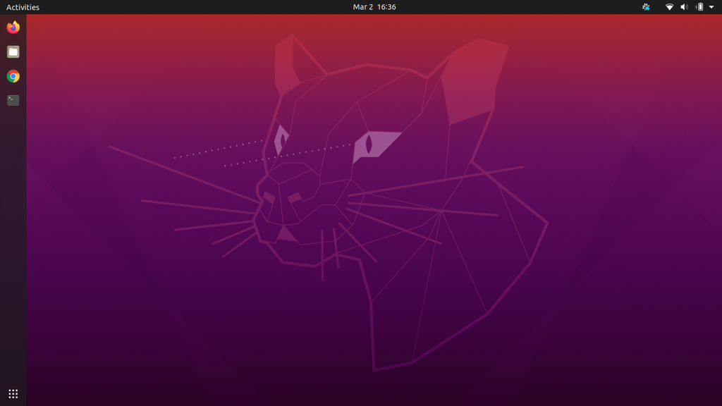 Ubunt Linux desktop screenshot
