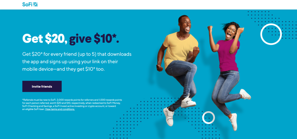 SoFi referral program: Get , give 