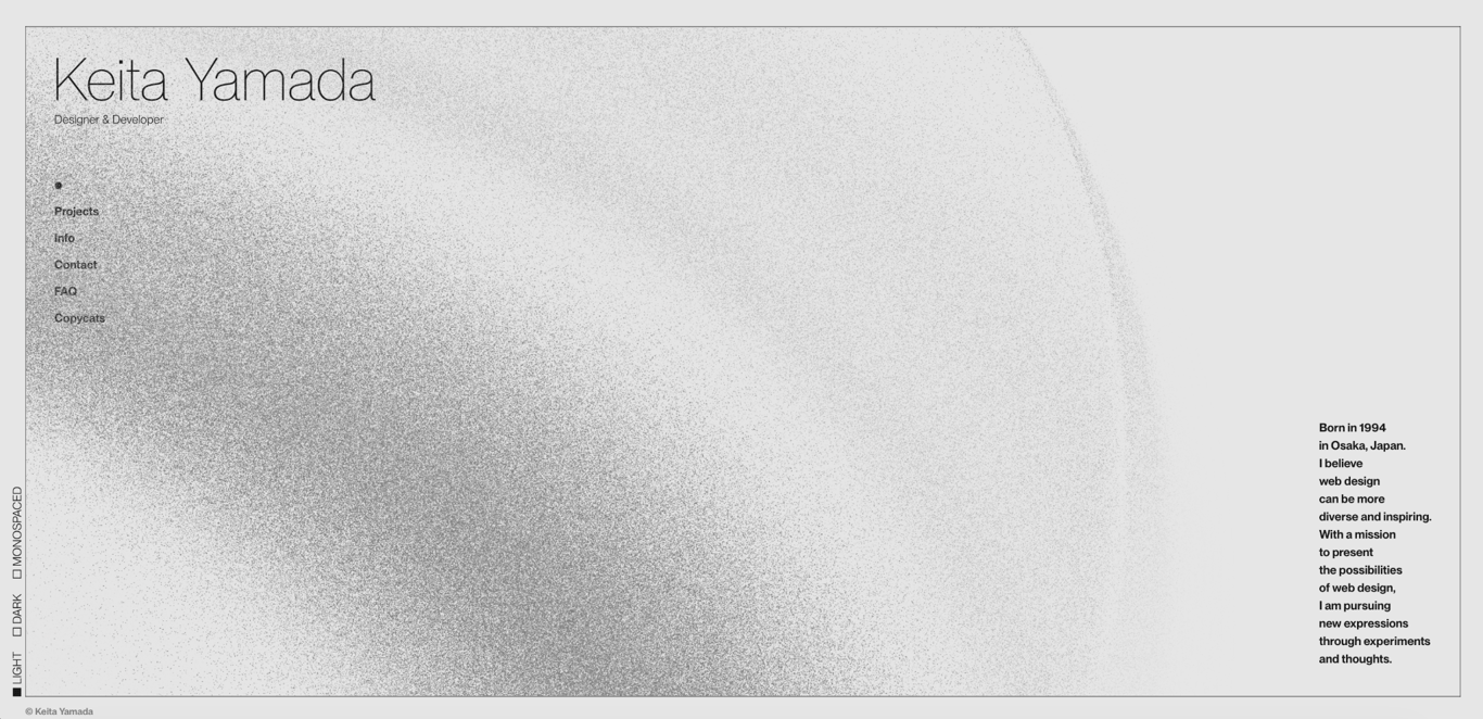 Keita Yamada portfolio page