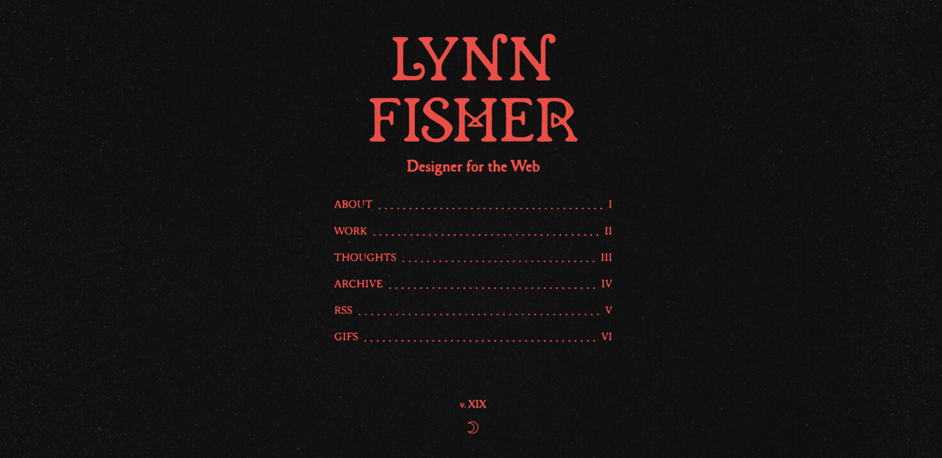 Lynn Fisher portfolio page