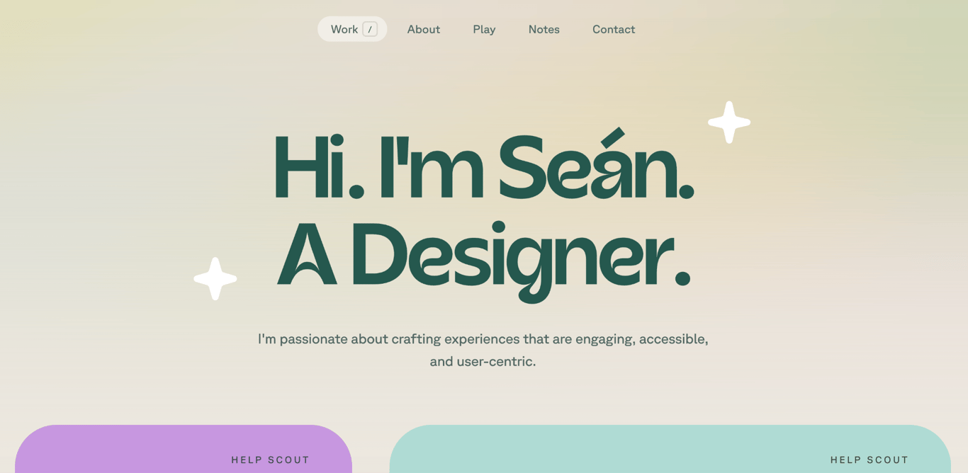 Seán Halpin portfolio page