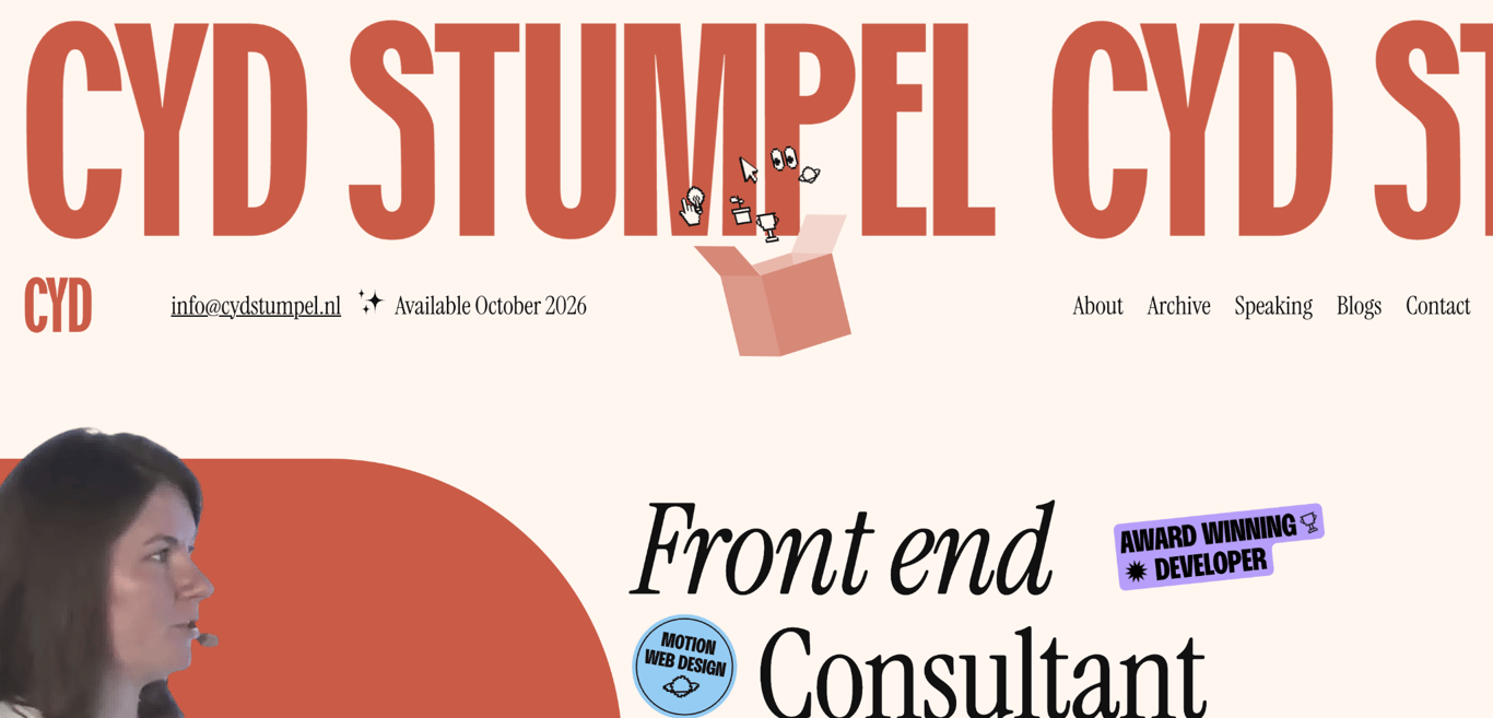 Cyd Stumpel portfolio page