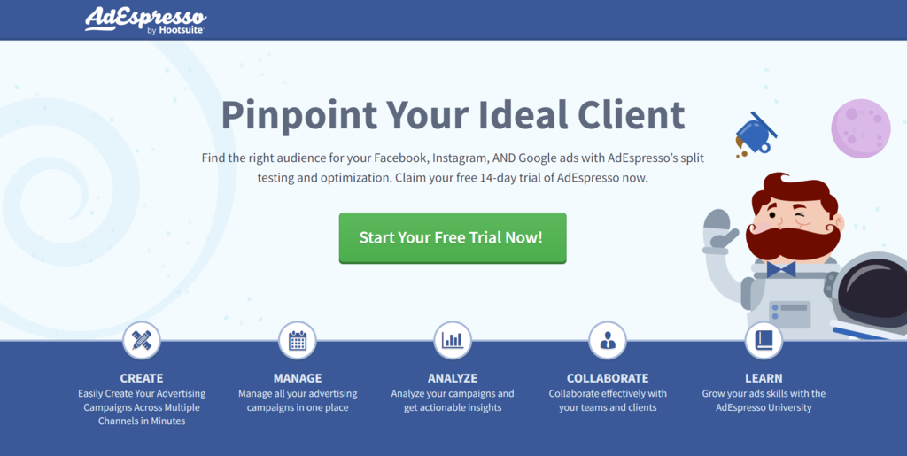 AdEspresso: Pinpoint Your Ideal Client.