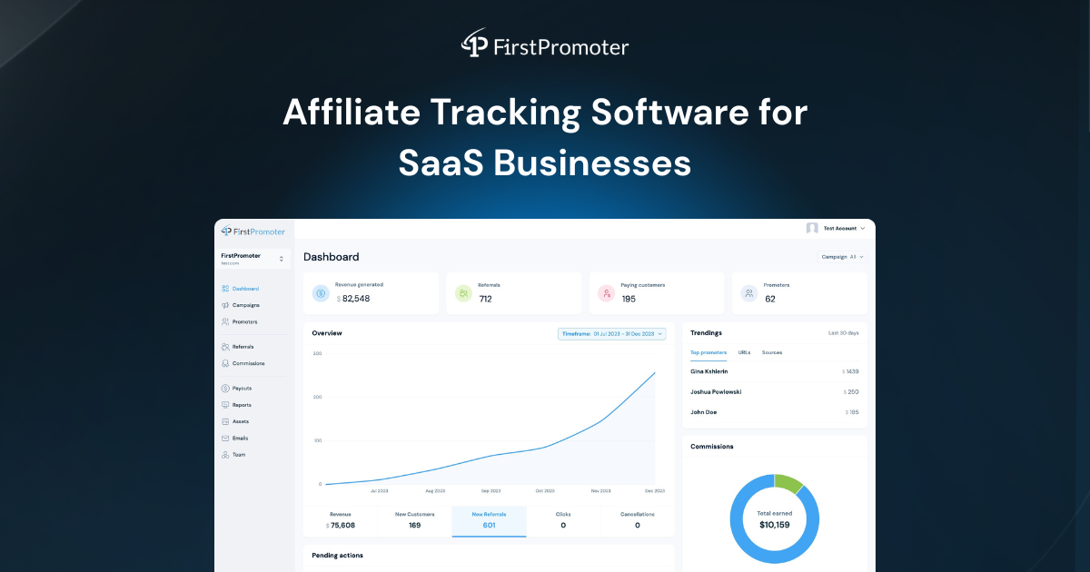 First promoter dashboard image