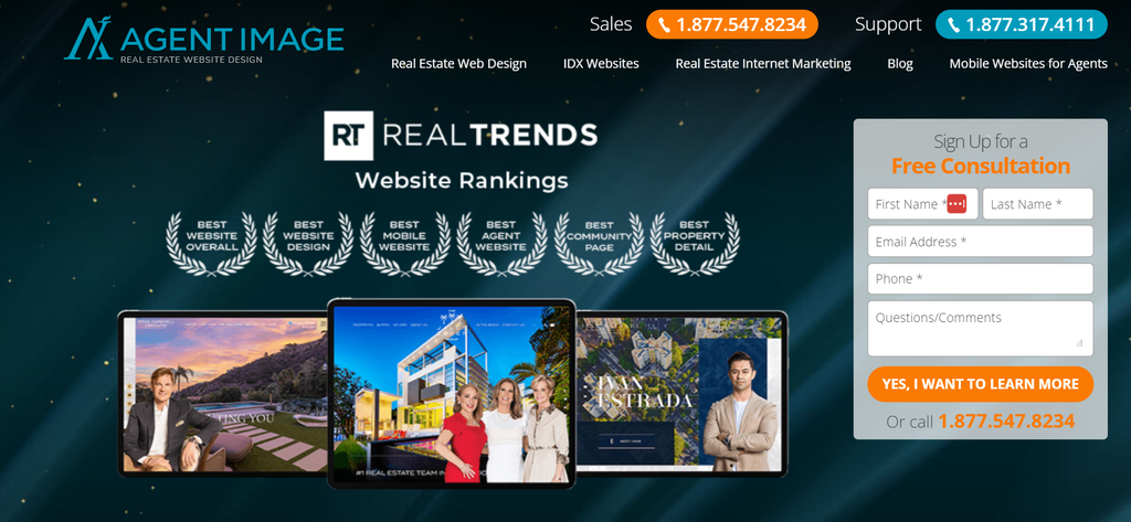 Agent Image's website