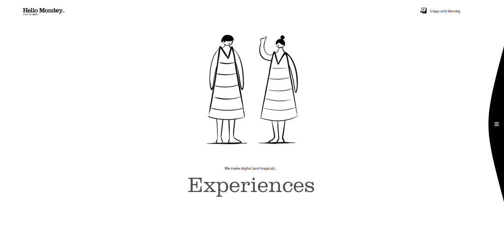 Hello Monday's website