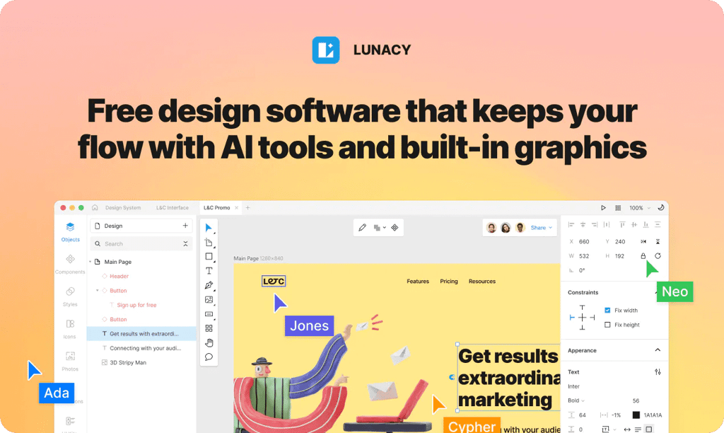 Lunacy homepage